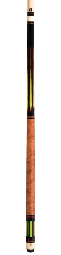 McDermott G Core Series Black Urethane with Juma Gem and Cocobolo Points No Wrap Play Cue w - Image 4
