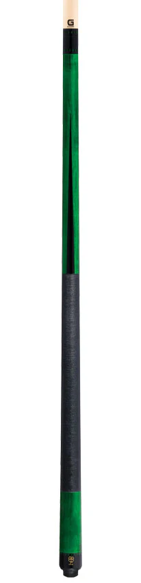 McDermott G Core Series Emerald Green Stained Maple Play Cue with Irish Linen Wrap - Image 4