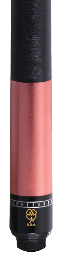 McDermott G Core Series Rose Gold Painted Maple Play Cue with Irish Linen Wrap - Image 2