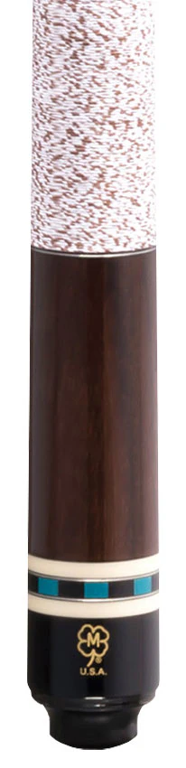 McDermott G Core Series Rosewood with Turquoise Points and Irish Linen Wrap Play Cue - Image 2