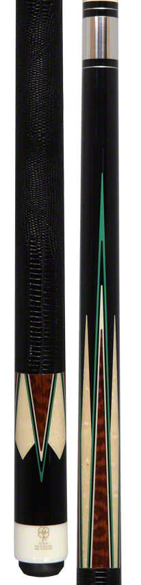 McDermott H Series Black with Snakewood and Maple Points Pool Cue - H1752 - Image 2