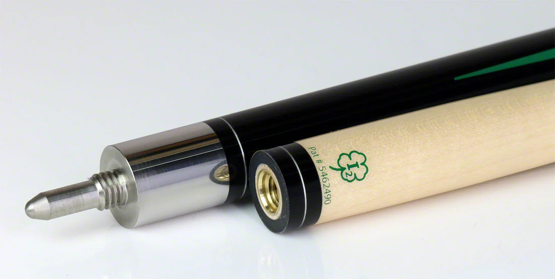 McDermott H Series Black with Snakewood and Maple Points Pool Cue - H1752 - Image 6