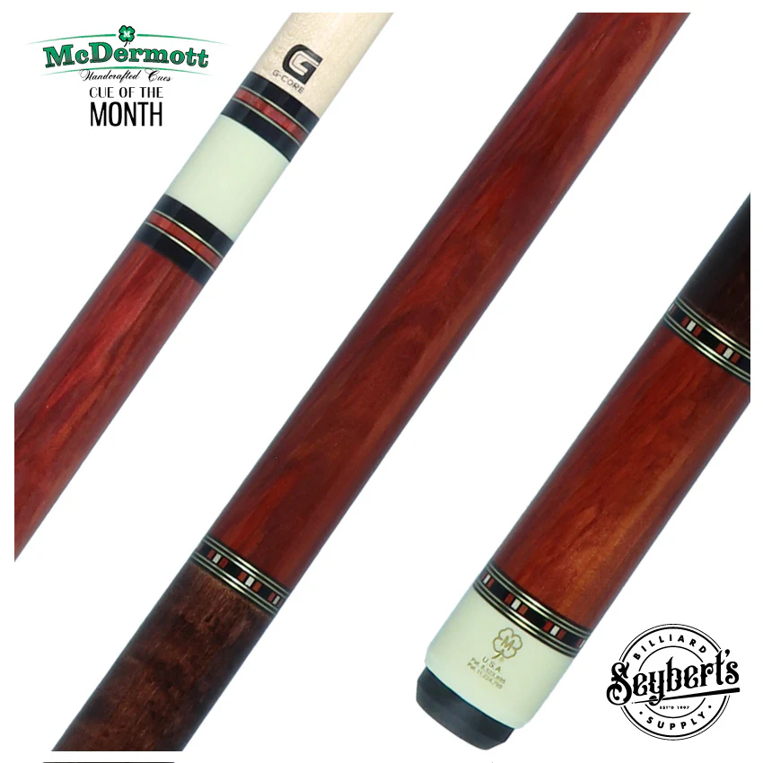 McDermott August 2024 Cue of the Month with G-Core Shaft - H554C