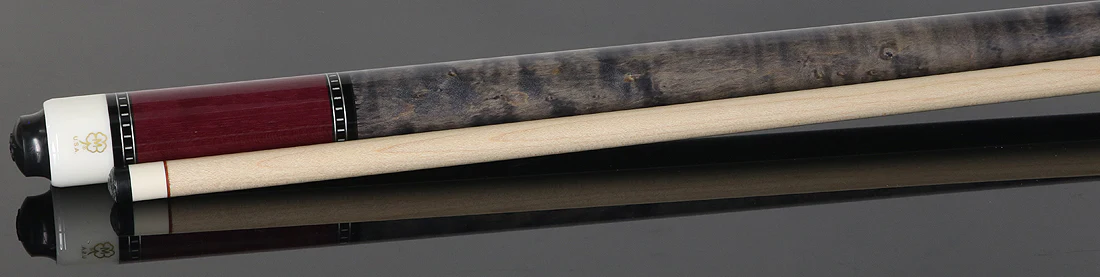 McDermott Purpleheart with Gray Maple No Wrap Cue of the Month with G-Core Shaft - Image 3