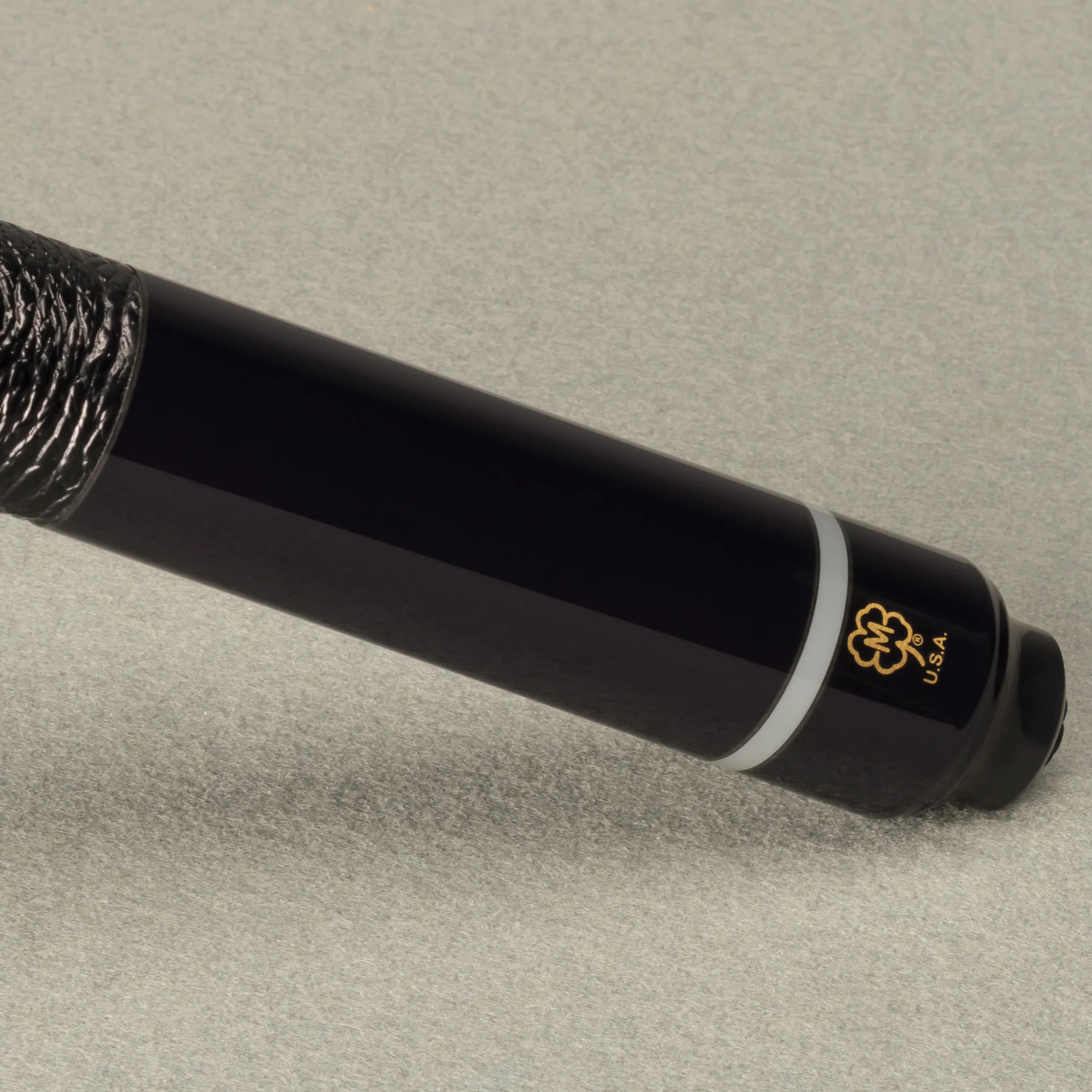 McDermott Select Series Black Urethane with Gray Points Pool Cue with Defy Carbon Fiber Shaft - Image 5