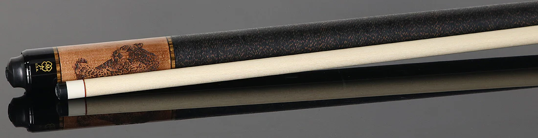 McDermott Wildfire 3D Laser Engraved Leopard Cue of the Month - Image 3