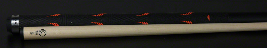 Lucasi Rival Black/Metallic Orange Pool Cue - LHRV25 - Image 6
