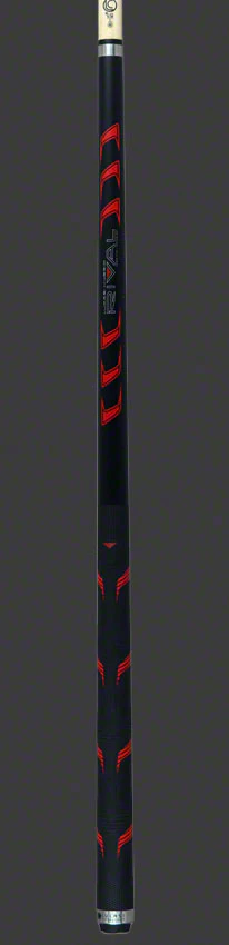 Lucasi Rival Black/Metallic Red Pool Cue - LHRV23 - Image 4
