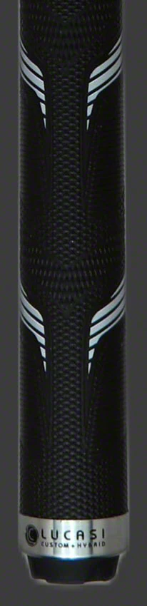 Lucasi Rival Black/Metallic Silver Pool Cue - LHRV22 - Image 2