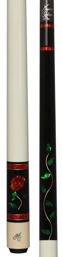 Meucci BMC Glass Rose Pool Cue with Carbon Shaft - BMCGRC - Image 5
