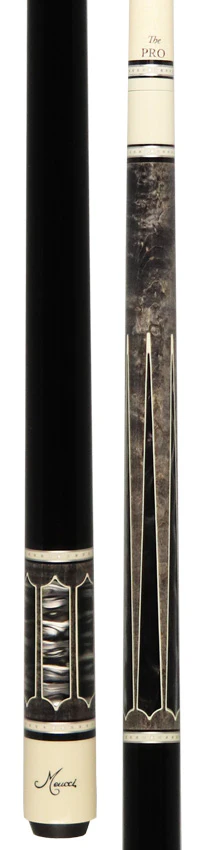 Meucci 2020 Gray with Black Pearl and Black Wrap Pool Cue with Pro Shaft -2020GYBKBKP - Image 5