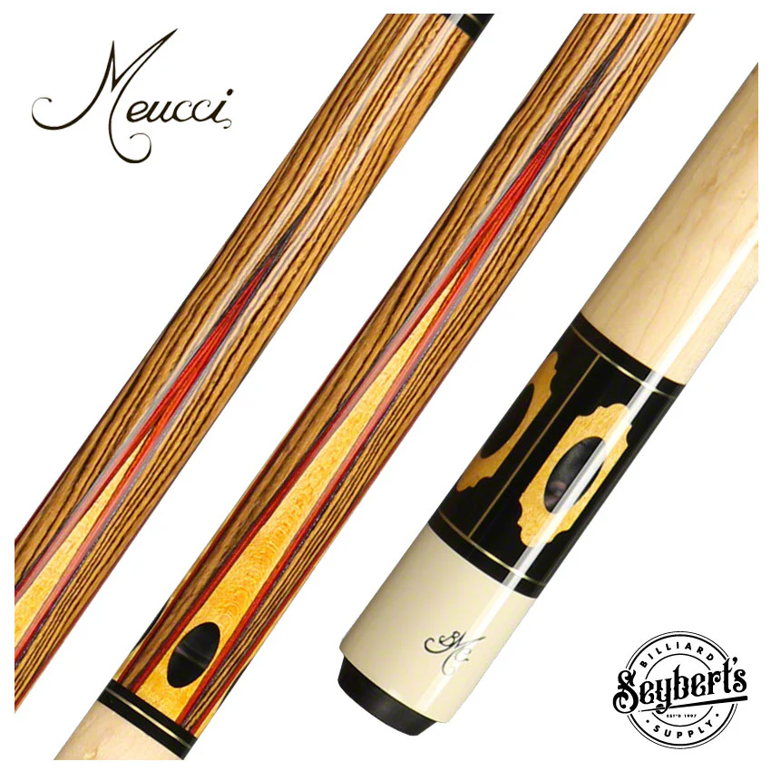 Meucci All Natural Wood Series Bocote Pool Cue - ANW2