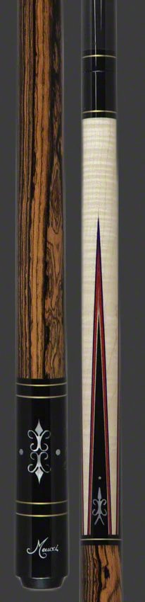 Meucci All Natural Wood Series Birdseye Maple and Bocote Wrapless Pool Cue with Carbon Shaft - ANW3C - Image 3