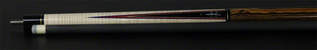 Meucci All Natural Wood Series Birdseye Maple and Bocote Wrapless Pool Cue with Carbon Shaft - ANW3C - Image 5