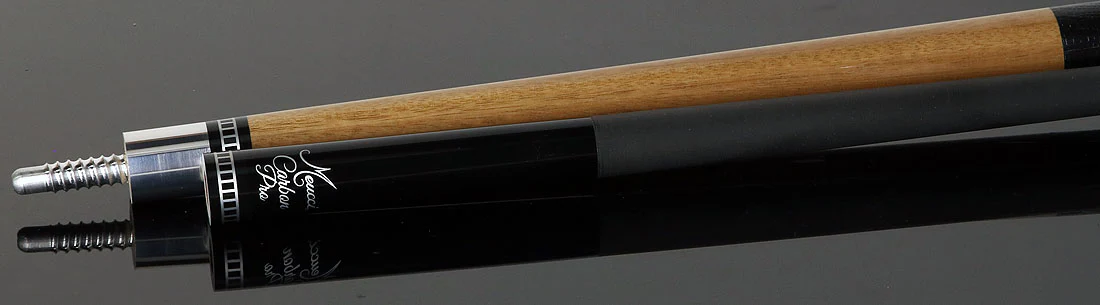 Meucci Exotic Wood Series Marblewood Pool Cue with Lizard Leather Wrap and Carbon Shaft - EWSMWC - Image 4