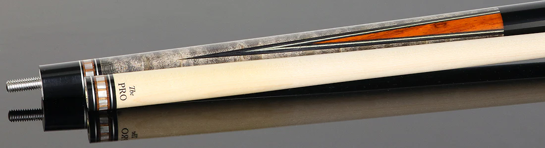 Meucci Freshman 1 Gray-Stained Maple and Cocobolo Points Pool Cue with the Pro shaft - Image 4
