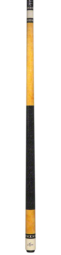 Meucci Honey Stained Pool Cue with Carbon Shaft - JSAC - Image 3