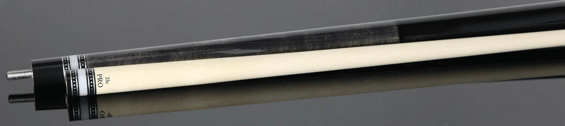 Meucci Seybert's Exclusive Grey with Black Wrapless Pool Cue with Pro Shaft - SEY-EXCGY - Image 4