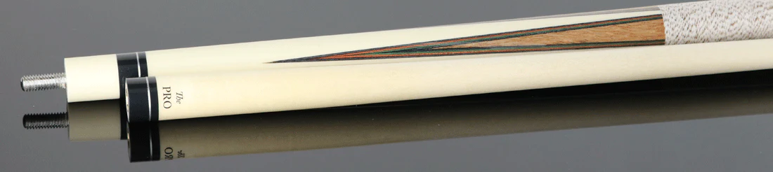 Meucci Ultra Piston 1 Imitation Ivory and Tulipwood Points Pool Cue with Pro Shaft - UP-1 - Image 4