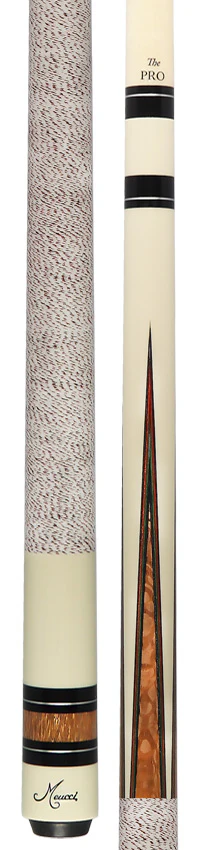 Meucci Ultra Piston 1 Imitation Ivory and Tulipwood Points Pool Cue with Pro Shaft - UP-1 - Image 5