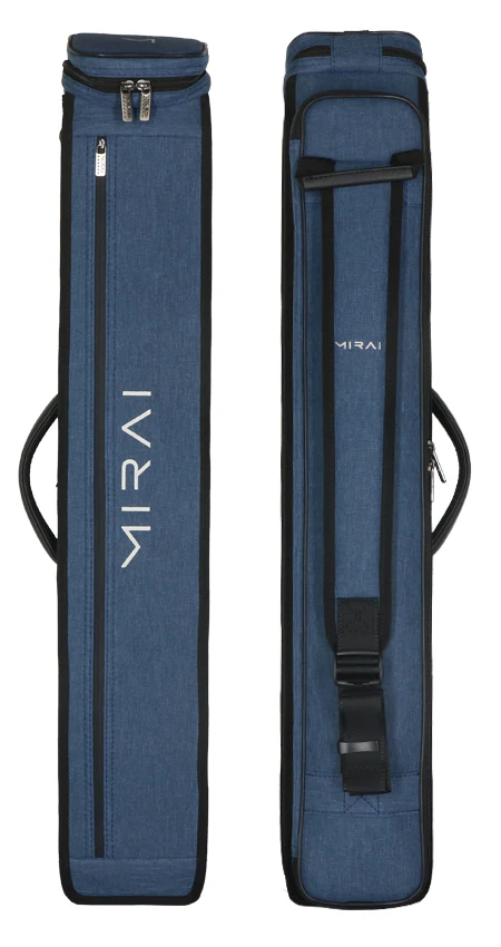 Mirai 3x5 Blue Hybrid Soft Pool Cue Case - Image 2