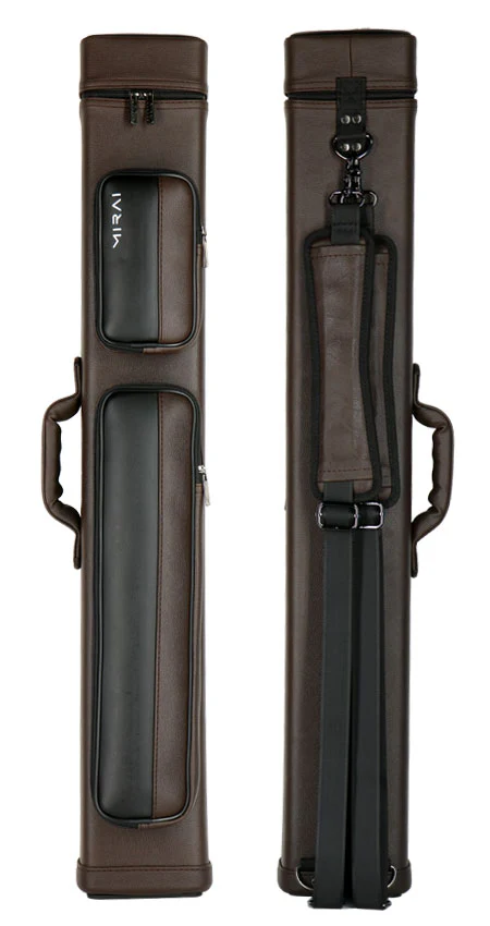 Mirai Brown and Black 4x6 Hard Pool Cue Case - Image 2