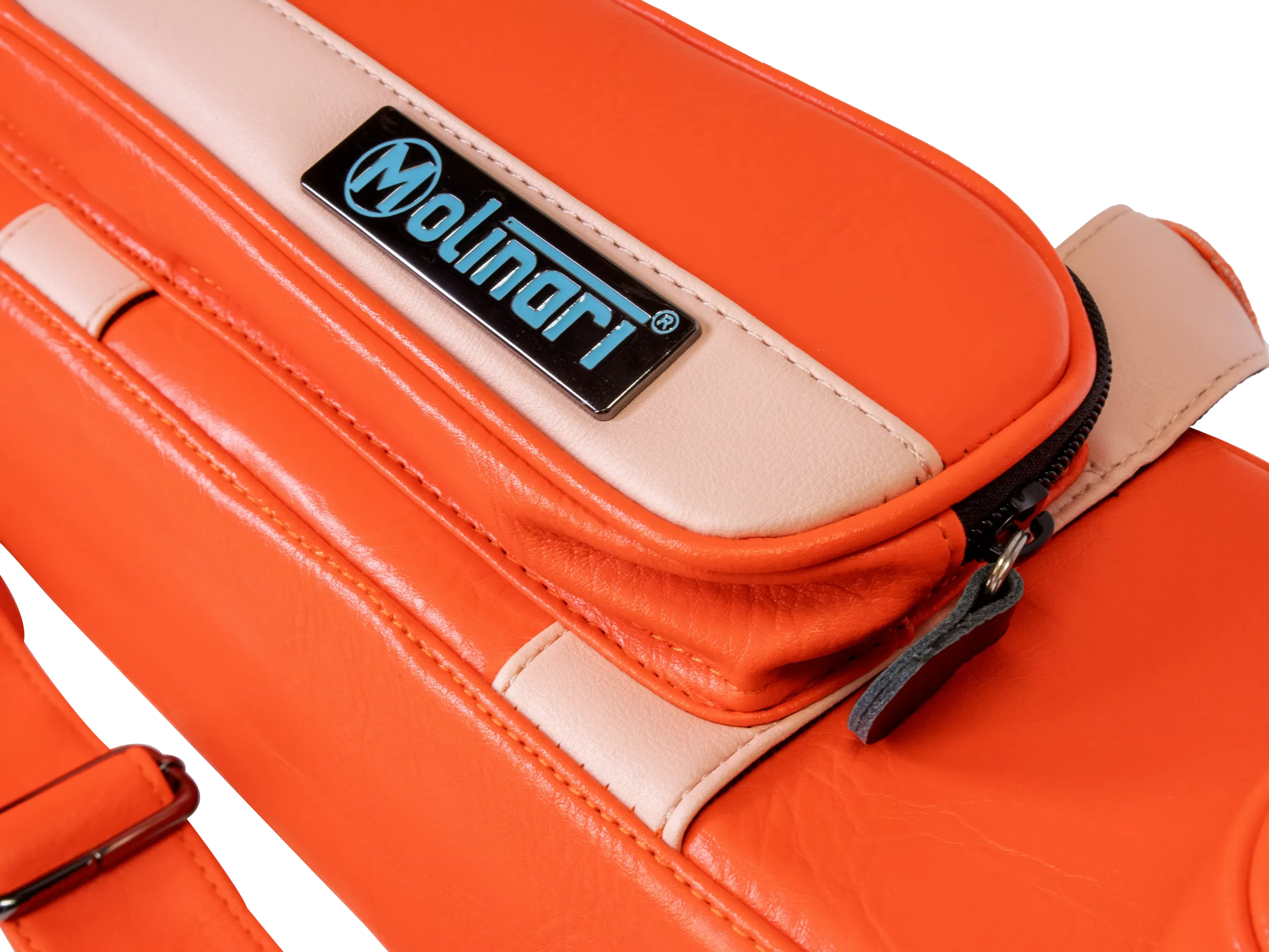 Molinari Flat Butterfly 2x4 Soft Case - Orange / Light Pink - Image 12