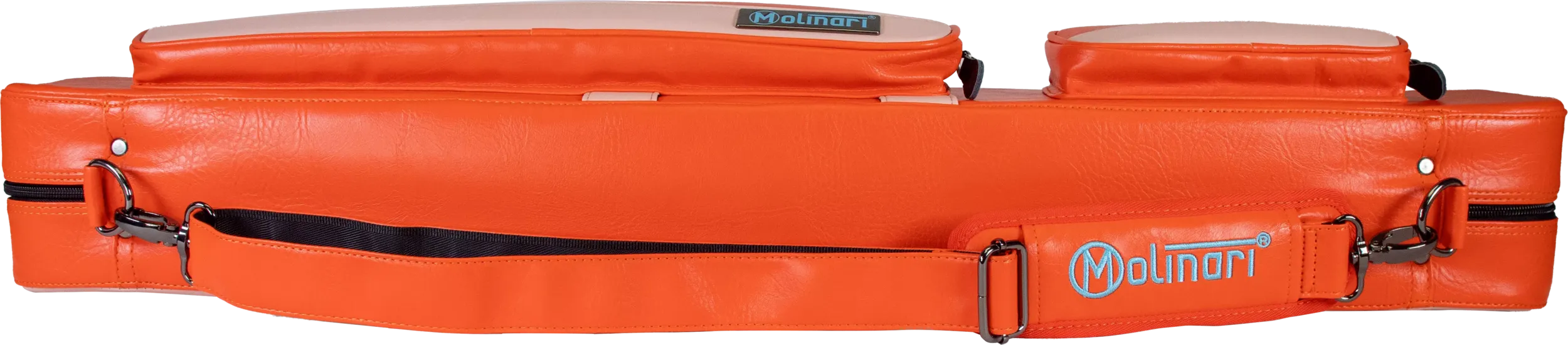 Molinari Flat Butterfly 2x4 Soft Case - Orange / Light Pink - Image 5