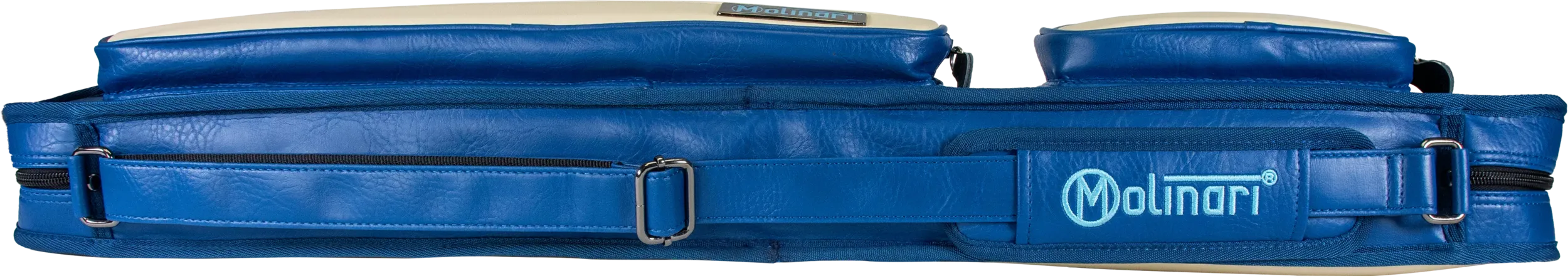 Molinari Classic Butterfly 2x4 Soft Case - Blue / Beige - Image 5