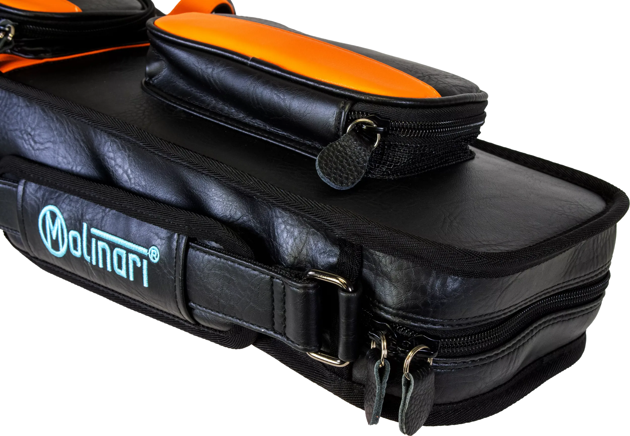 Molinari Classic Butterfly 3x6 Soft Case - Black / Orange - Image 11