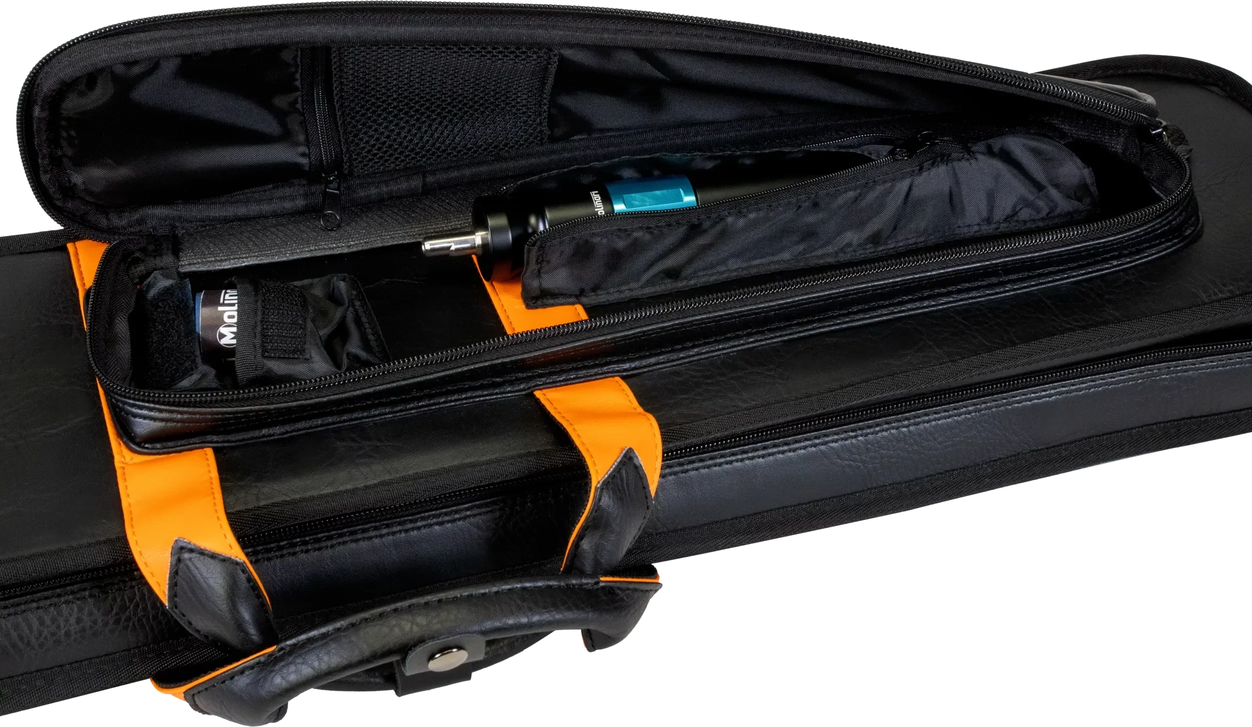Molinari Classic Butterfly 3x6 Soft Case - Black / Orange - Image 12