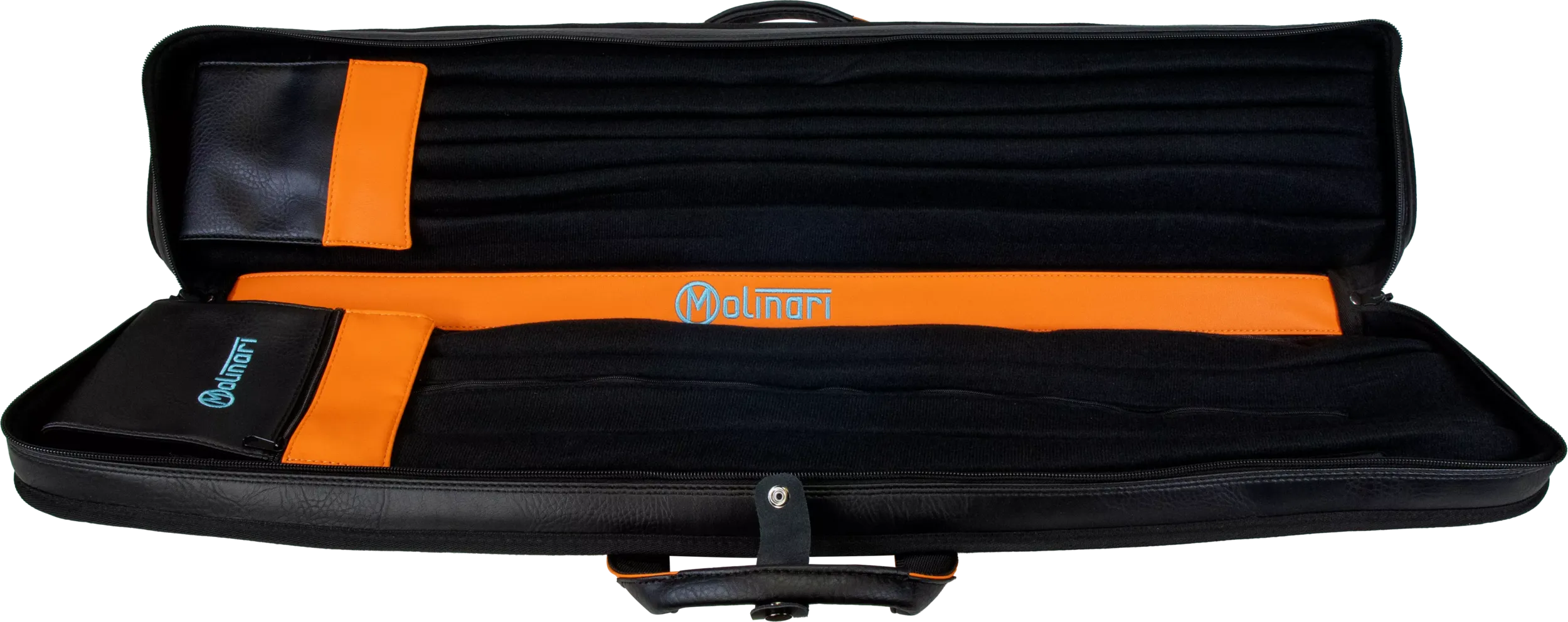 Molinari Classic Butterfly 3x6 Soft Case - Black / Orange - Image 6