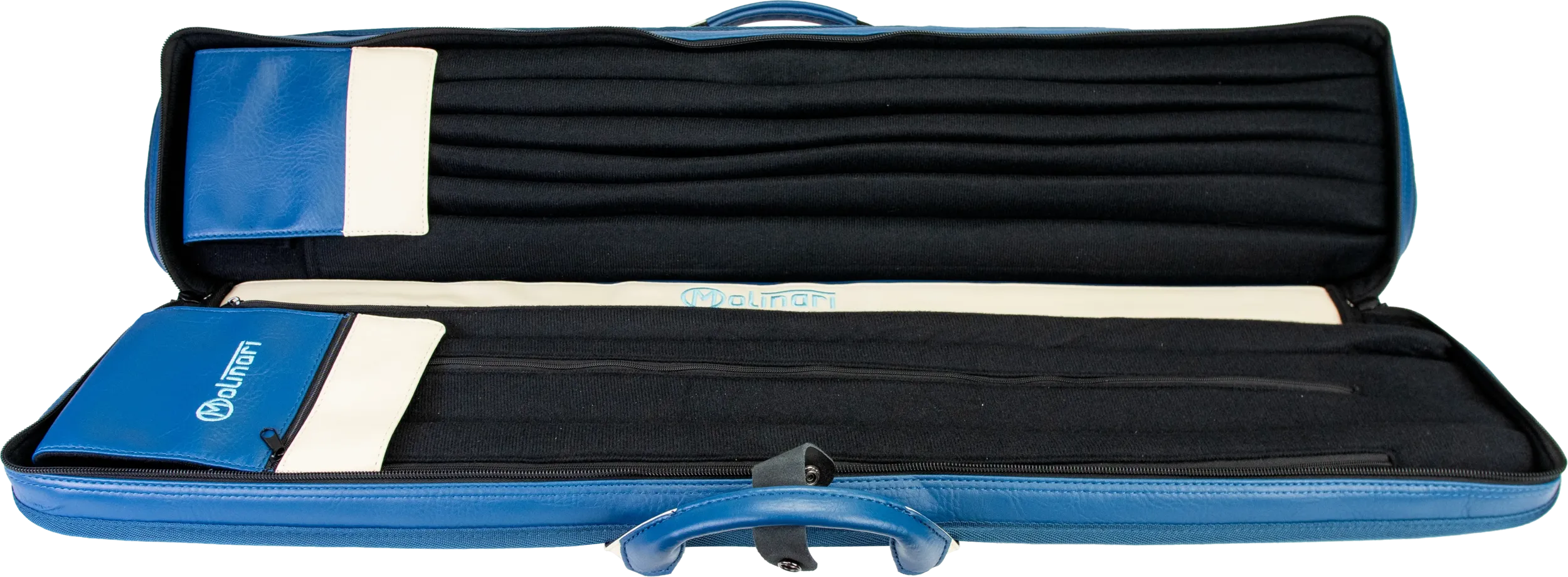 Molinari Classic Butterfly 3x6 Soft Case - Blue / Biege - Image 6
