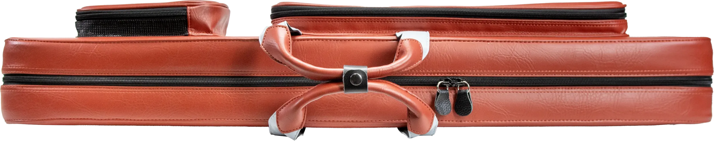 Molinari Flat Butterfly 3x6 Soft Case - Brown / Light Blue - Image 4