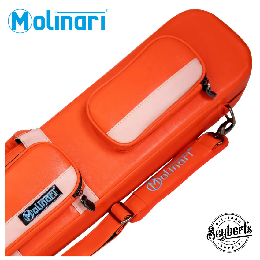 Molinari Flat Butterfly 3x6 Soft Case - Orange / Light Pink