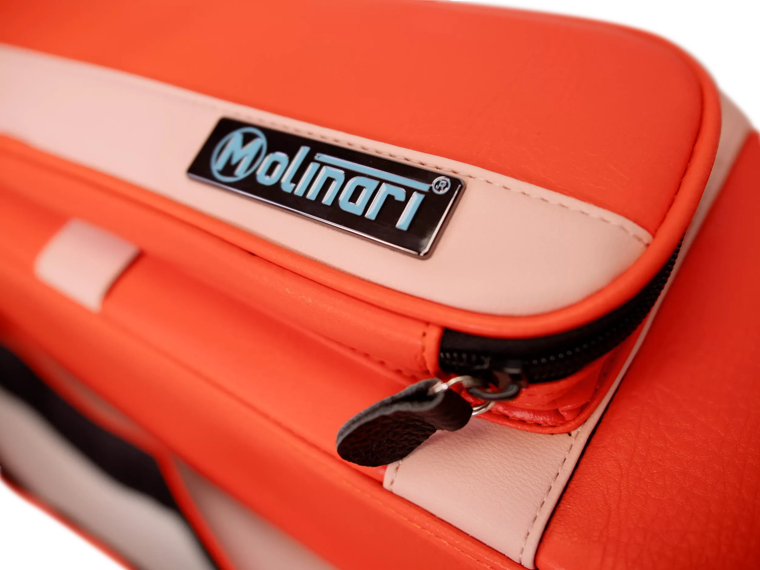 Molinari Flat Butterfly 3x6 Soft Case - Orange / Light Pink - Image 12