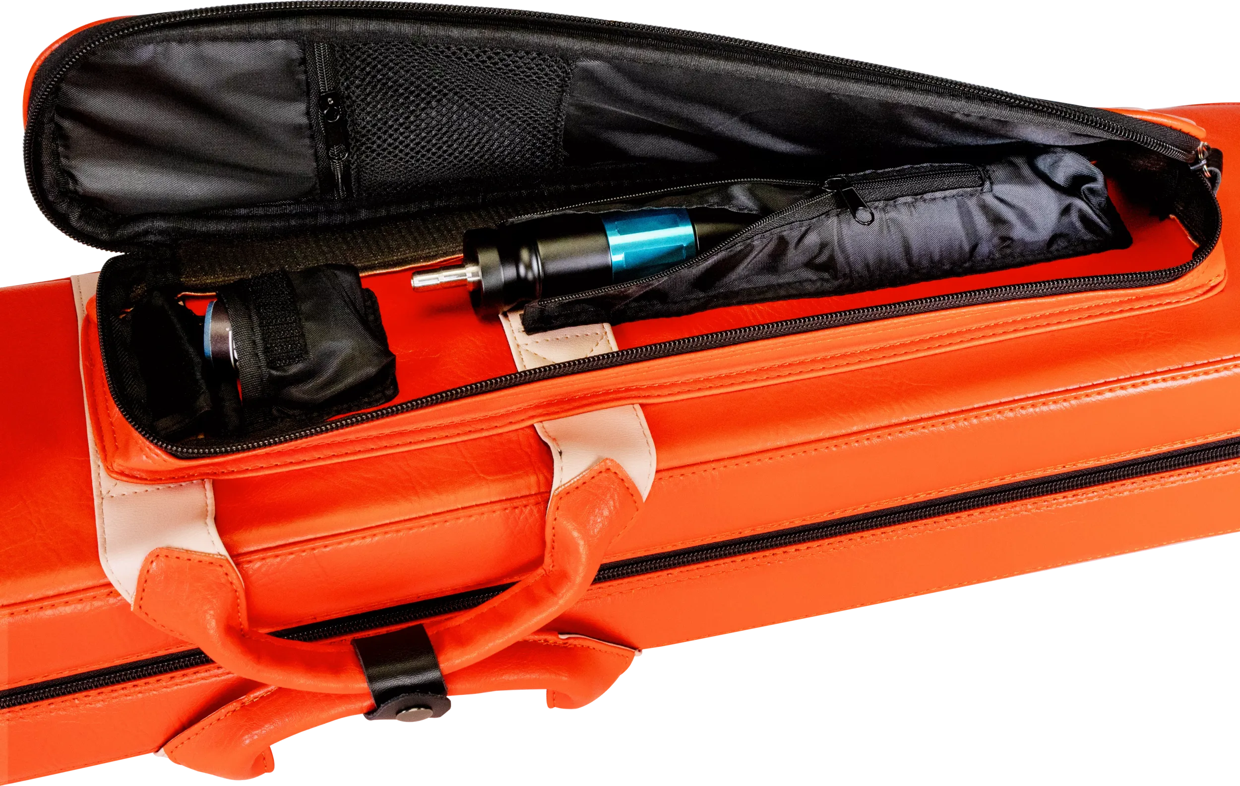 Molinari Flat Butterfly 3x6 Soft Case - Orange / Light Pink - Image 14
