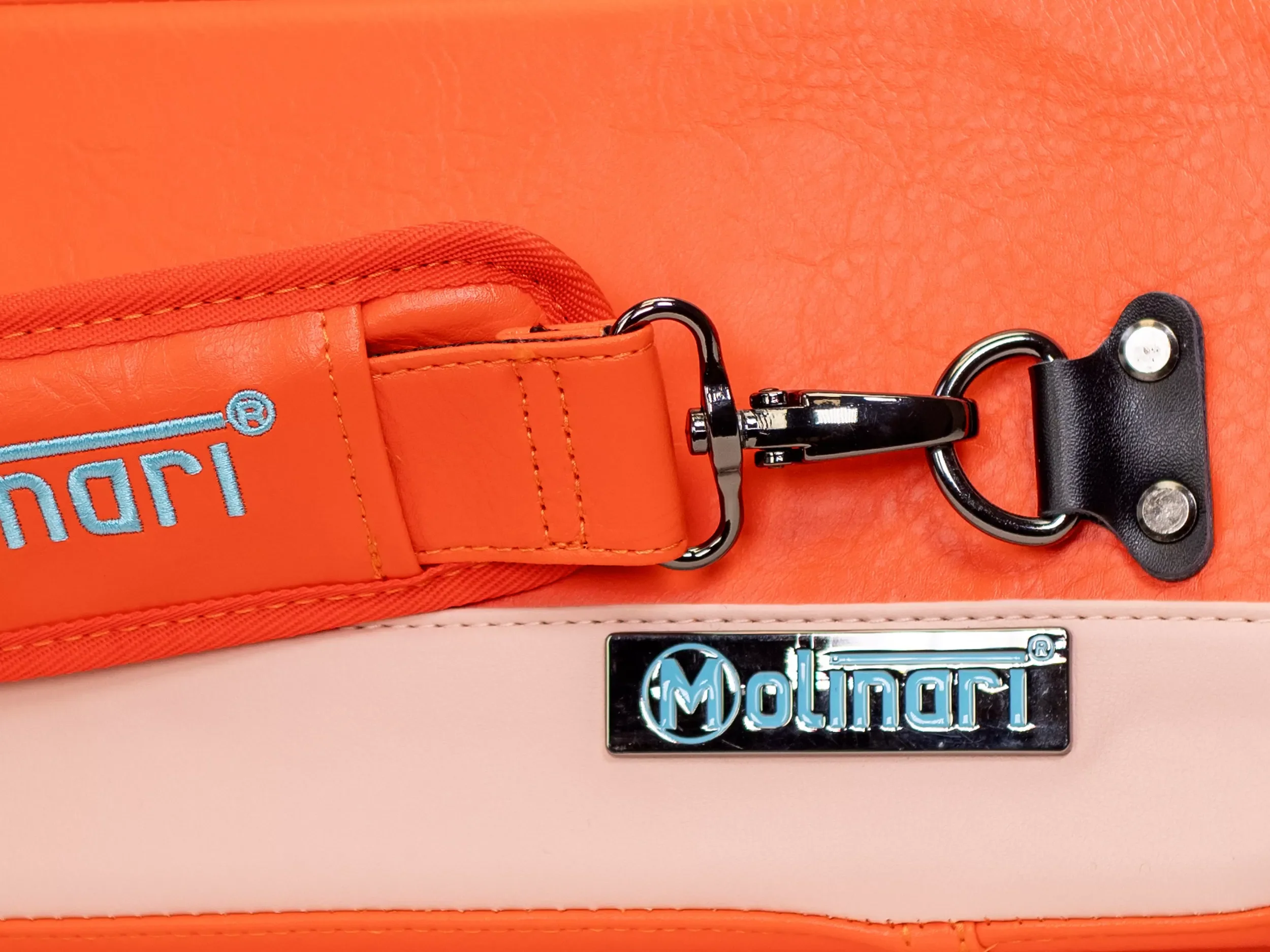 Molinari Flat Butterfly 3x6 Soft Case - Orange / Light Pink - Image 15