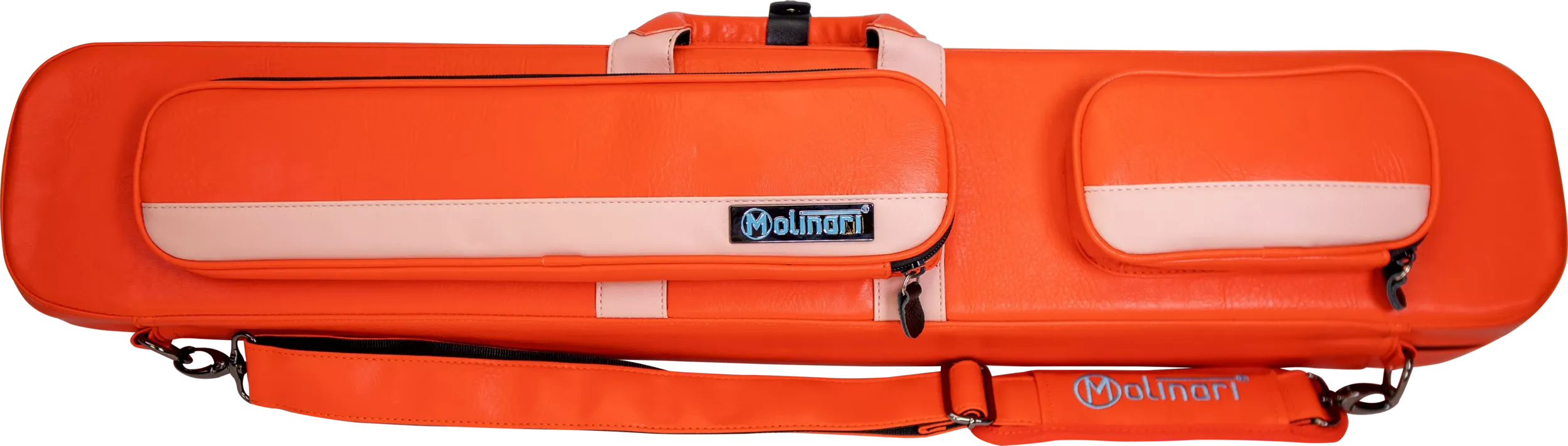 Molinari Flat Butterfly 3x6 Soft Case - Orange / Light Pink - Image 2