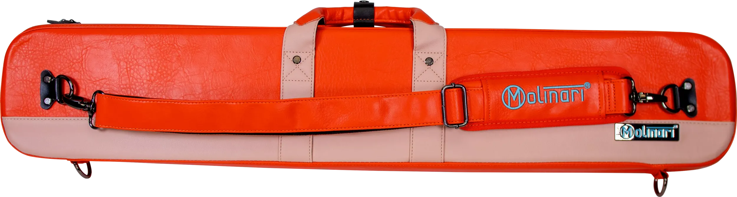 Molinari Flat Butterfly 3x6 Soft Case - Orange / Light Pink - Image 3