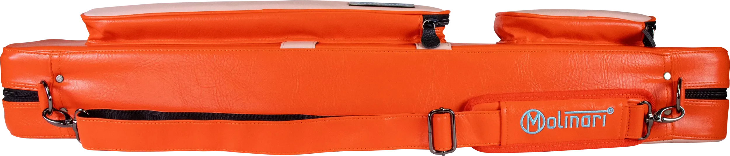 Molinari Flat Butterfly 3x6 Soft Case - Orange / Light Pink - Image 5