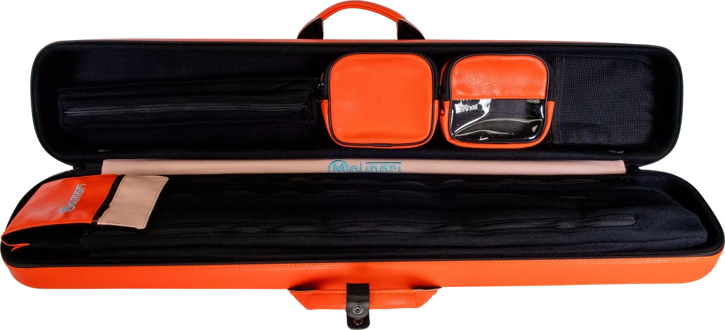 Molinari Flat Butterfly 3x6 Soft Case - Orange / Light Pink - Image 6
