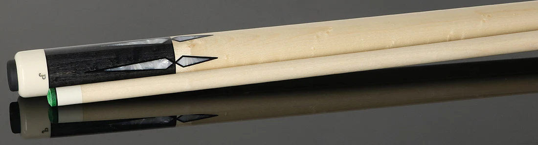Pechauer JP T Series Carbon-Stained Maple with Sim. Ivory Points No Wrap Pool Cue - Image 3