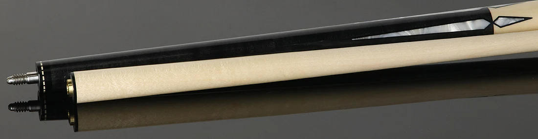 Pechauer JP T Series Carbon-Stained Maple with Sim. Ivory Points No Wrap Pool Cue - Image 4