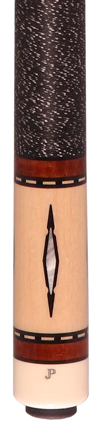 Pechauer JP T Series Chestnut-Stained Maple Pool Cue with Linen Wrap - Image 2