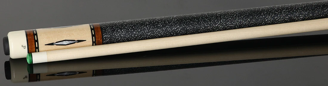 Pechauer JP T Series Chestnut-Stained Maple Pool Cue with Linen Wrap - Image 3