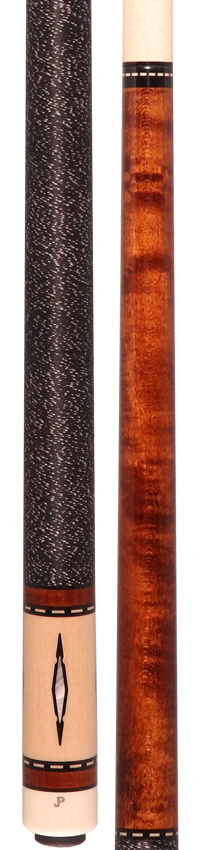 Pechauer JP T Series Chestnut-Stained Maple Pool Cue with Linen Wrap - Image 6