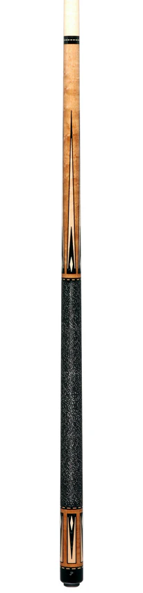 Pechauer JP T Series Natural-Stained Maple with Black Pearl and Maple Points Pool Cue with Irish Linen Wrap - Image 5