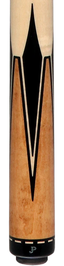 Pechauer JP T Series Natural-Stained Maple with Sim. Ebony Inlays No Wrap Pool Cue - Image 2