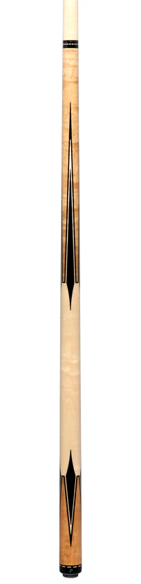 Pechauer JP T Series Natural-Stained Maple with Sim. Ebony Inlays No Wrap Pool Cue - Image 6